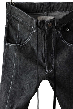 画像をギャラリービューアに読み込む, N/07 Darts-Structure Skinny Pants #THIN / Elastic DENIM (BLACK)