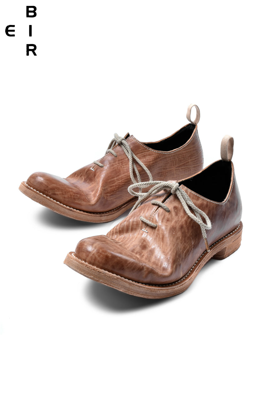 ierib tecta whole cut derby shoes / waxy JP culatta (NATURAL)