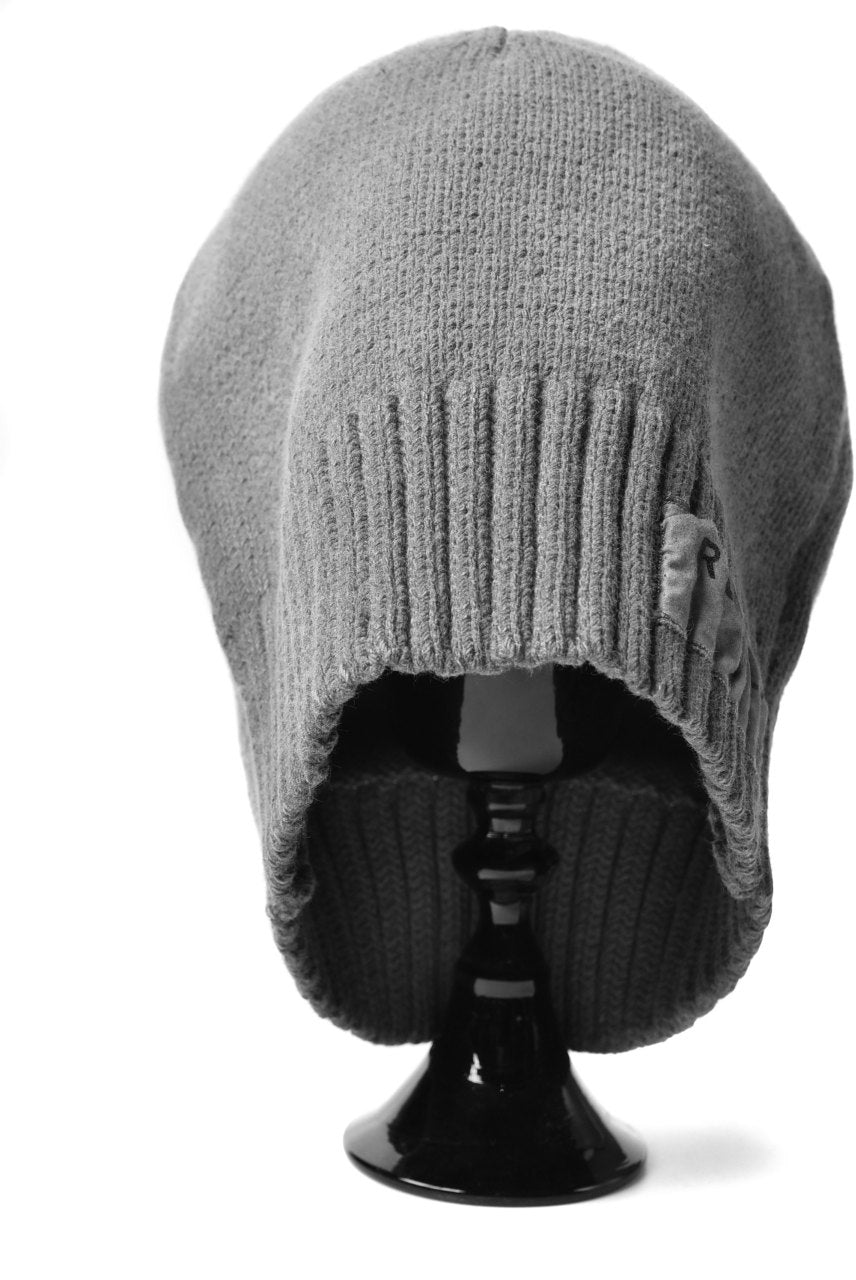 RUNDHOLZ DIP RIB KNIT CAP (COAL)
