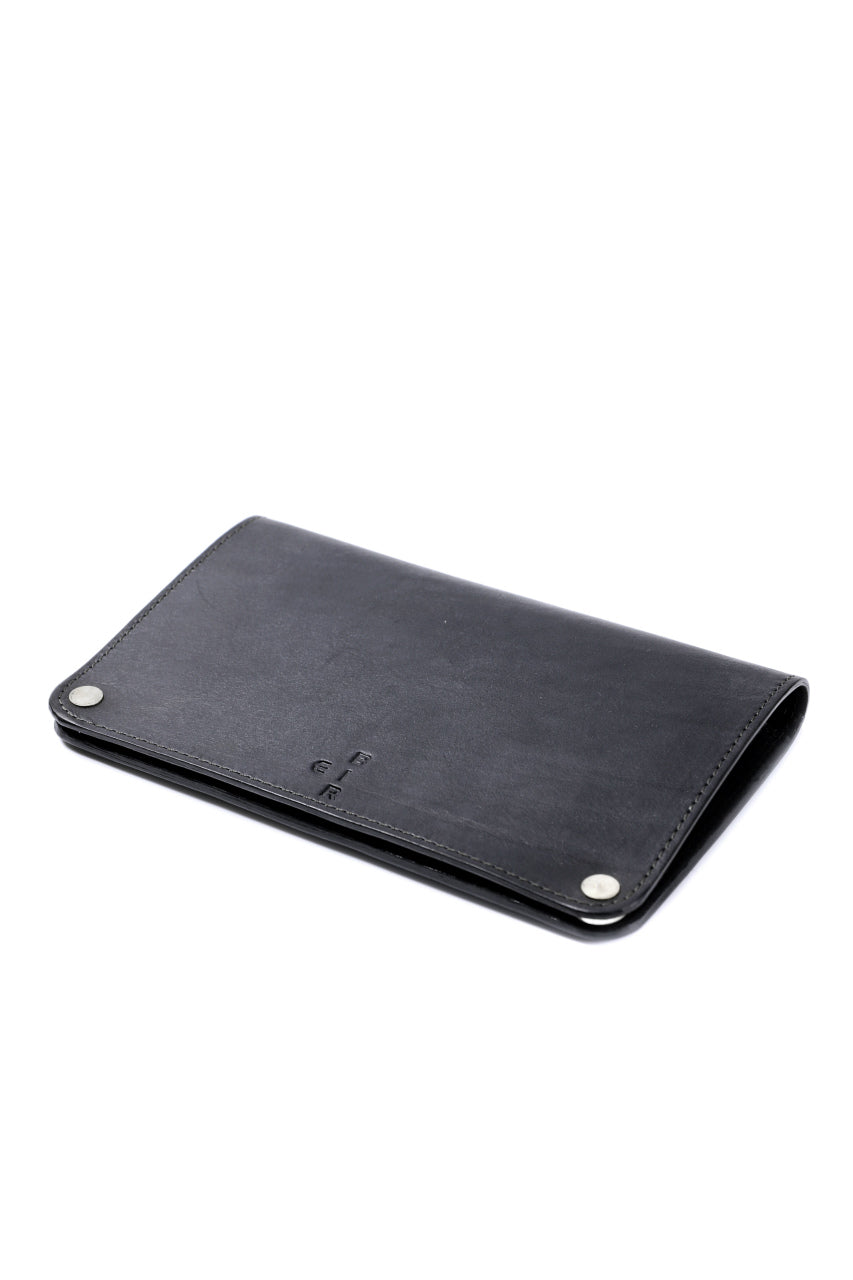 Load image into Gallery viewer, ierib Removal Long Wallet / Guidi Fiore (BLACK)