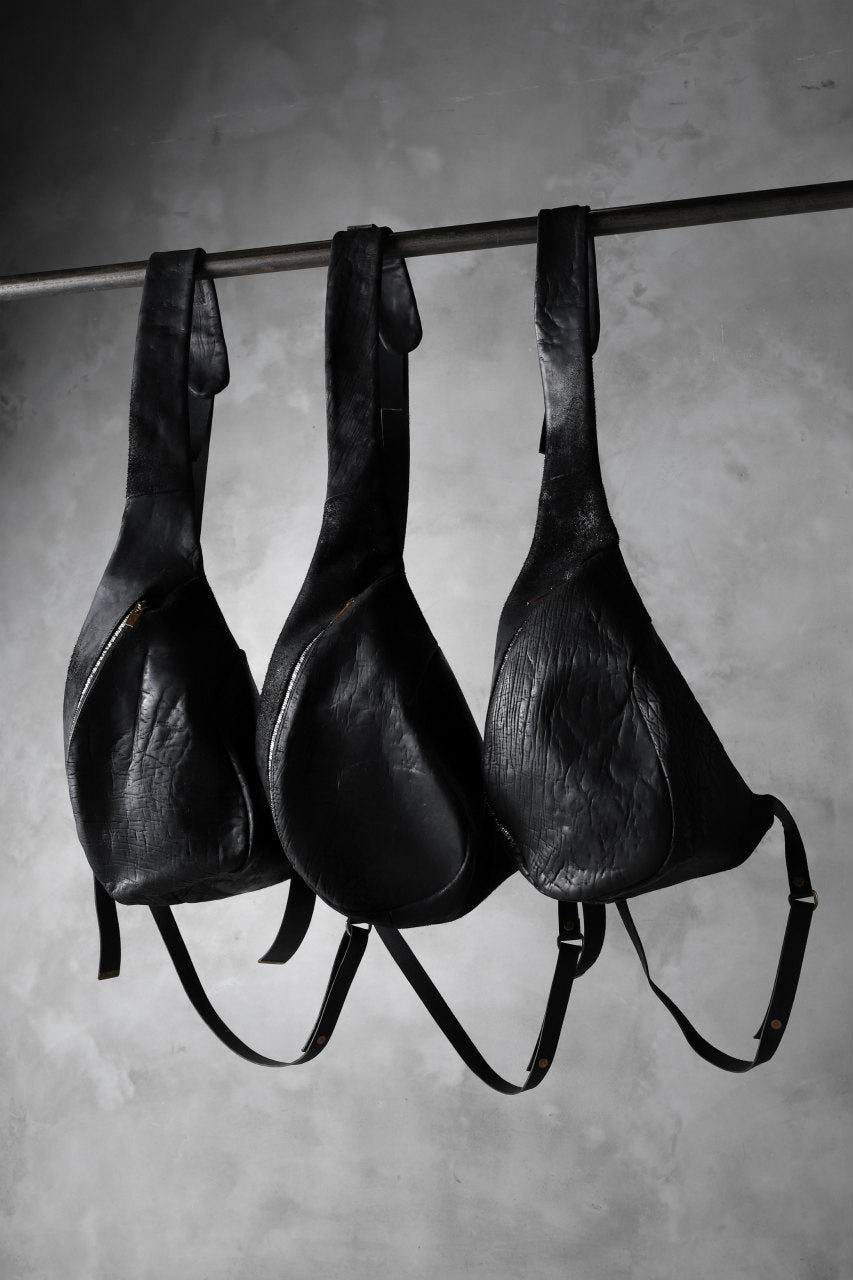 ierib exclusive One Shoulder Bag / horsebutt + nicolas italy vachetta (BLACK)
