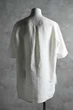 画像をギャラリービューアに読み込む, N/07 exclusive Henley Tunica Top [ Pure Linen Weave ] (WHITE)