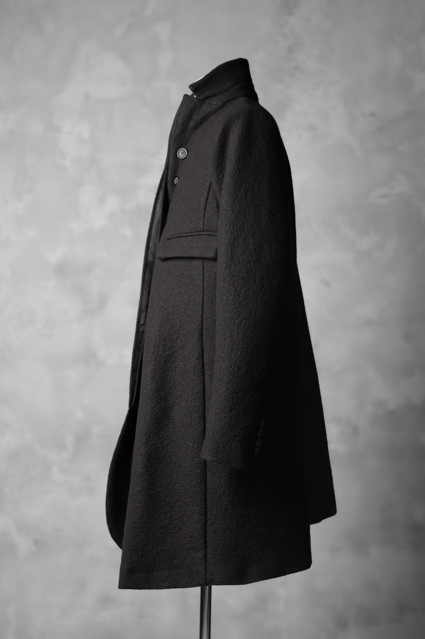 RUNDHOLZ A LINE CHESTERFIELD COAT / FULLING WOOL