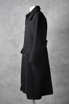 画像をギャラリービューアに読み込む, sus-sous foot guards great coat / W90N10 Raised back melton (NAVY BLACK)