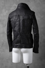 Load image into Gallery viewer, incarnation exclusive MILITARY ZIP JACKET OBJECT DYE/TANNED HORSE (BLACK)