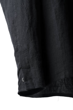Load image into Gallery viewer, Hannibal. Band Collar Half Front Button Shirt (NIGHT)