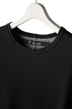 Load image into Gallery viewer, A.F ARTEFACT exclusive OVER SIZED LAYERED TEE (BLACK x GREY)