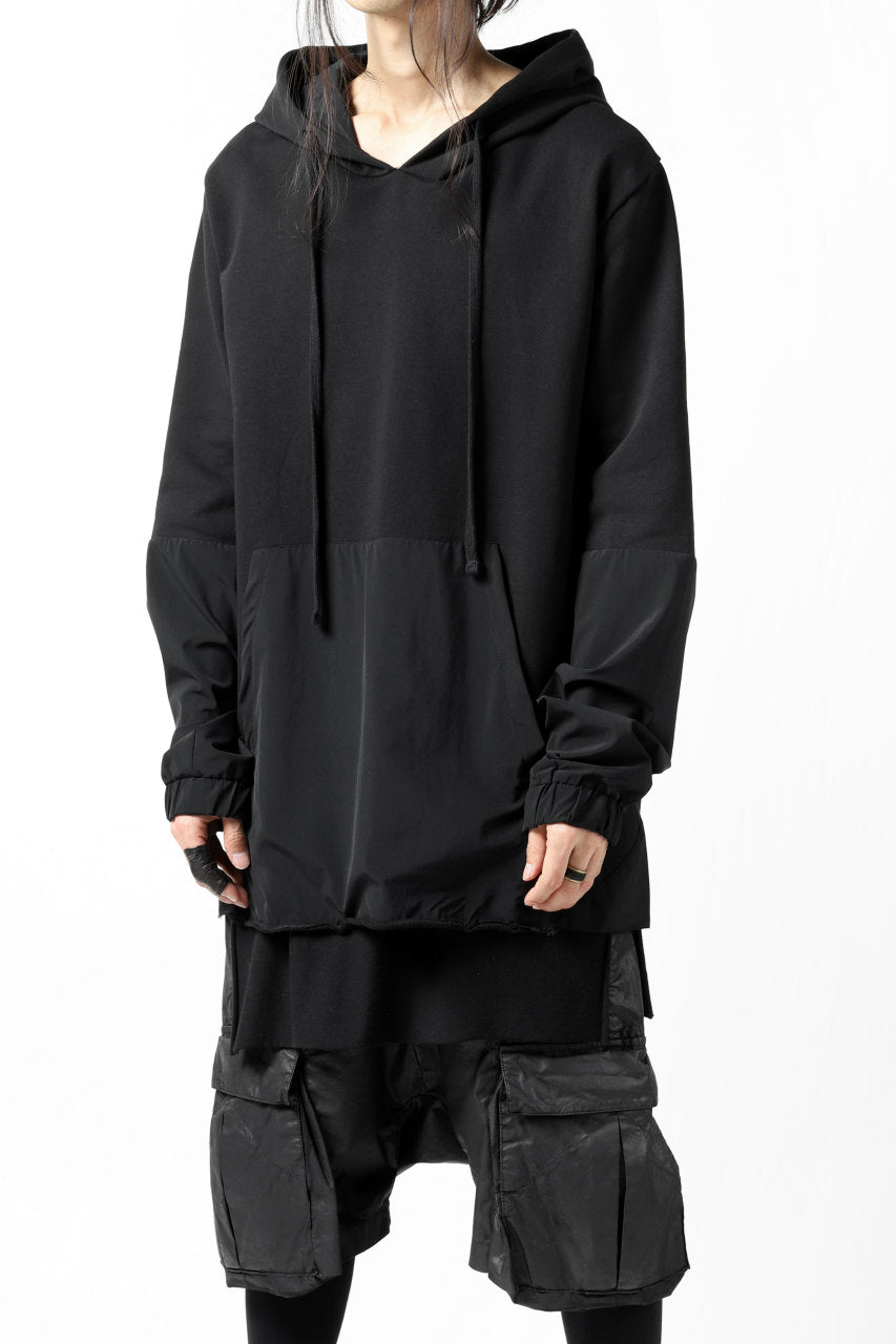 Load image into Gallery viewer, thomkrom SWITCH PULLOVER HOODIE (BLACK)