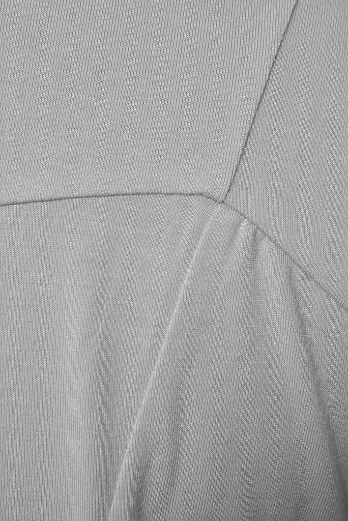 N/07 diagonal seam Tee sliky modal jersey (LIGHT GREY)
