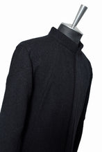 Load image into Gallery viewer, N/07 full　the wool middle shirt &quot;munditiei&quot; (BLACK)