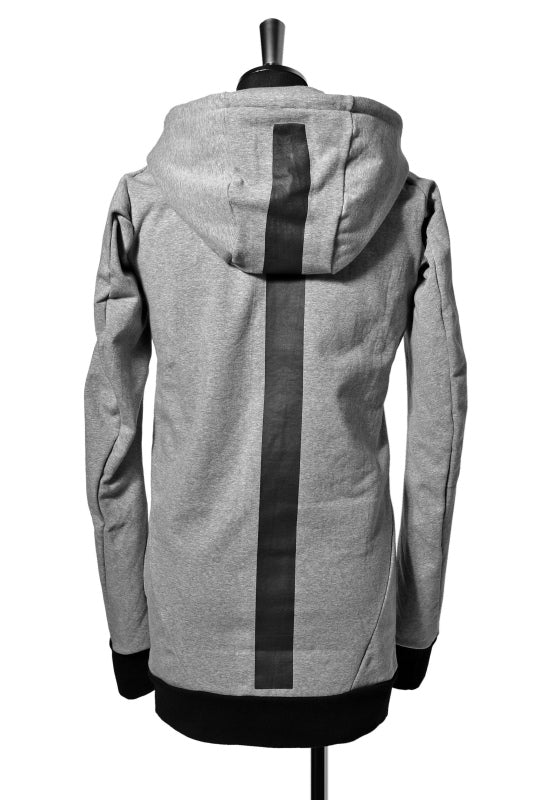 N/07 RUBBERIZED HOODIE JACKET / HYPER STRETCH SWEAT (GREY)