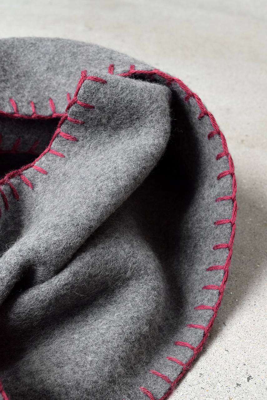 Syouichi Sasa×N/07 BLANKET#03 (GREY×RED)