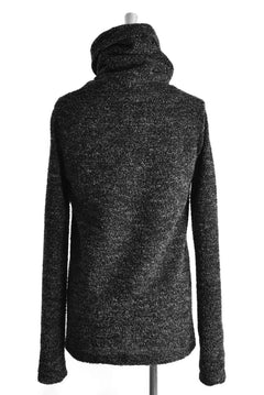 画像をギャラリービューアに読み込む, A.F ARTEFACT exclusive LOOPKNIT HIGHNECK TOP (BLACK×GREY)