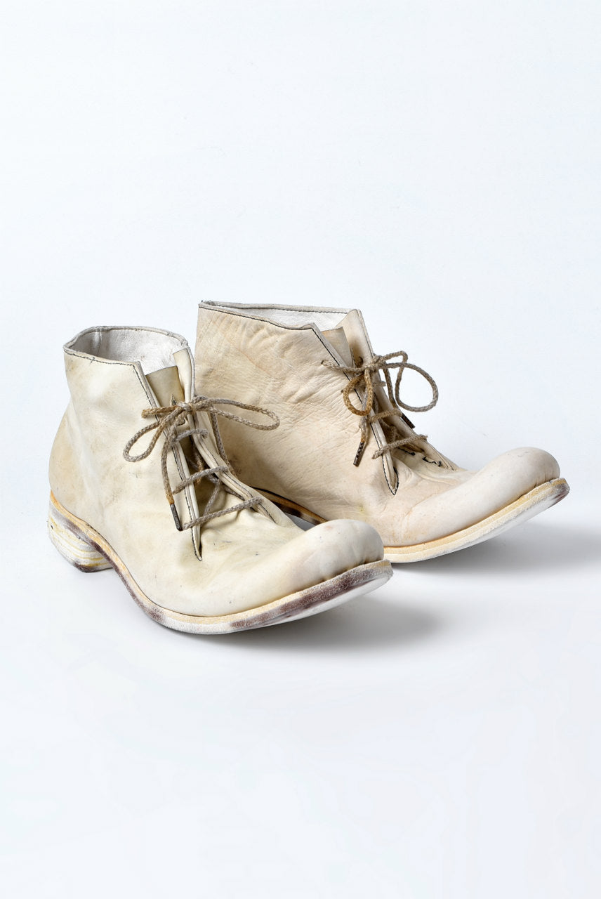 A DICIANNOVEVENTITRE A1923 ANKLE BOOTS 018 / CAVALLO OILED (BIANCO)