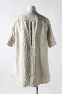 画像をギャラリービューアに読み込む, daska exclusive (tirel) cock shirt / sun-dried linen (KINARI)