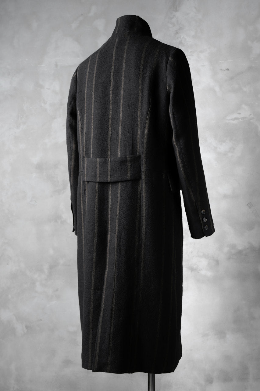 Aleksandr Manamis Double Breasted Stripe Coat