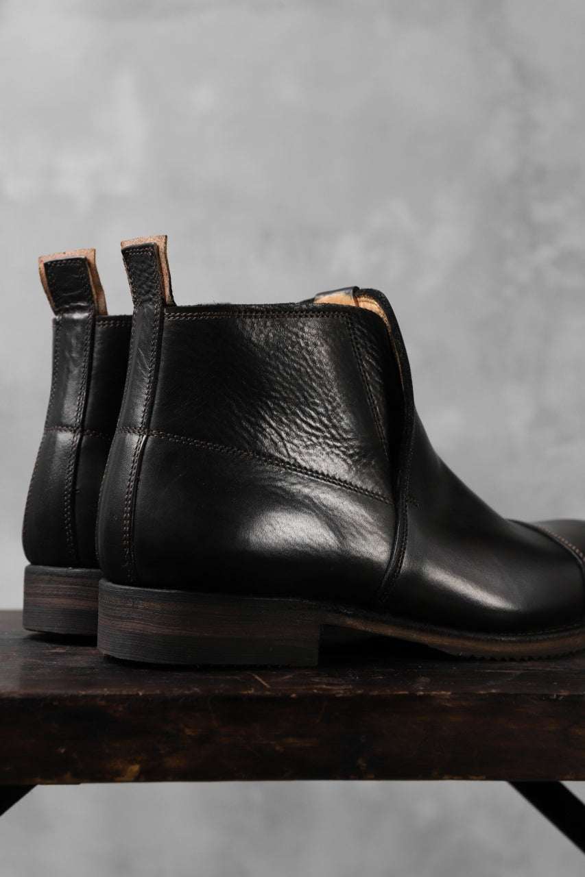 Load image into Gallery viewer, sus-sous goa jodhpurs boots / CONCERIA 800 *hand dyed (BLACK BROWN)