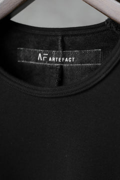 Load image into Gallery viewer, A.F ARTEFACT exclusive BomberHEAT® PLAID RAGLAN TOPS (BLACK×GREY)