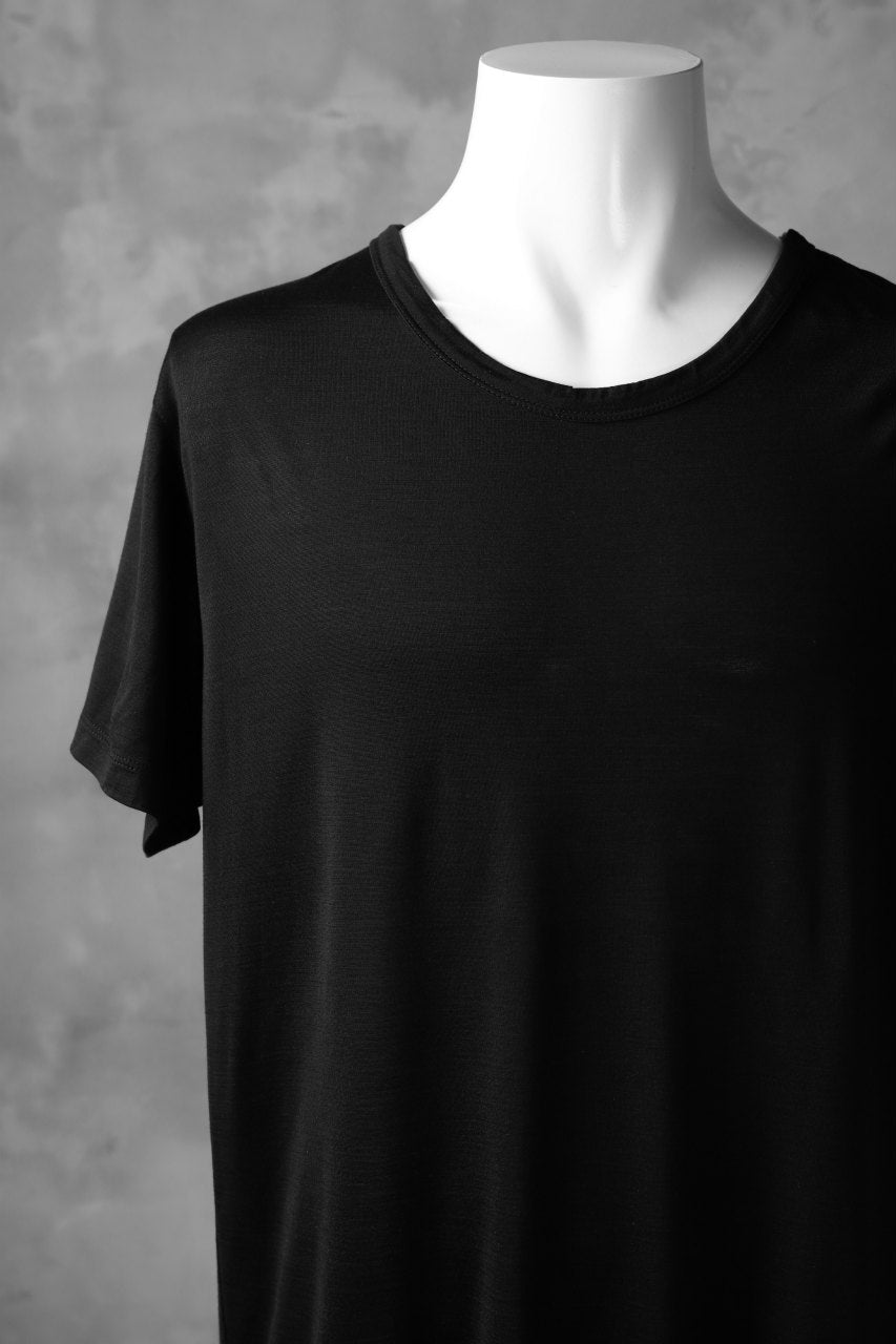 画像をギャラリービューアに読み込む, COLINA WASHABLE SILK TEE （BLACK)