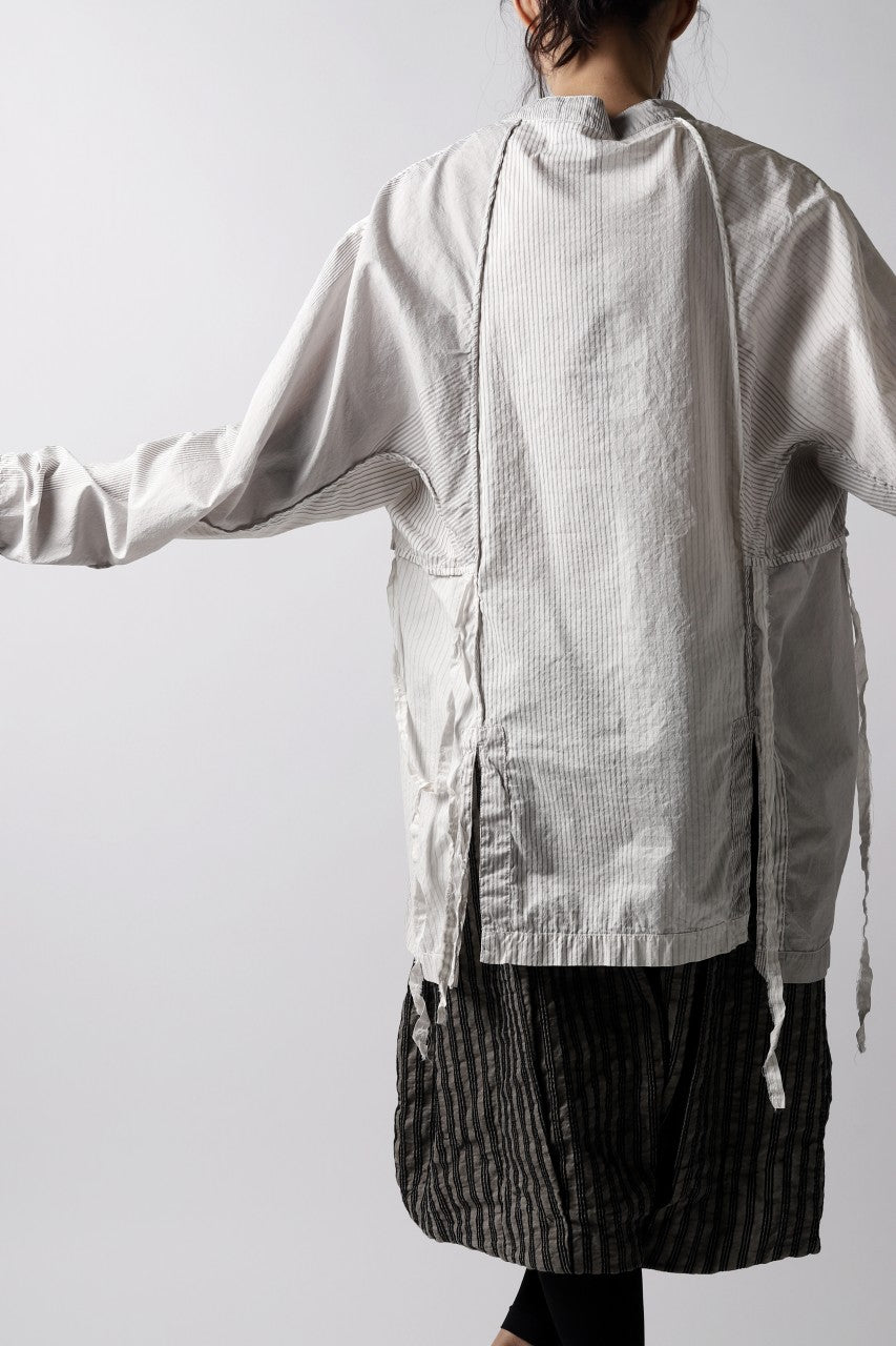 un-namable Mad Dolman Shirt #2 (Silky Cotton Stripe)