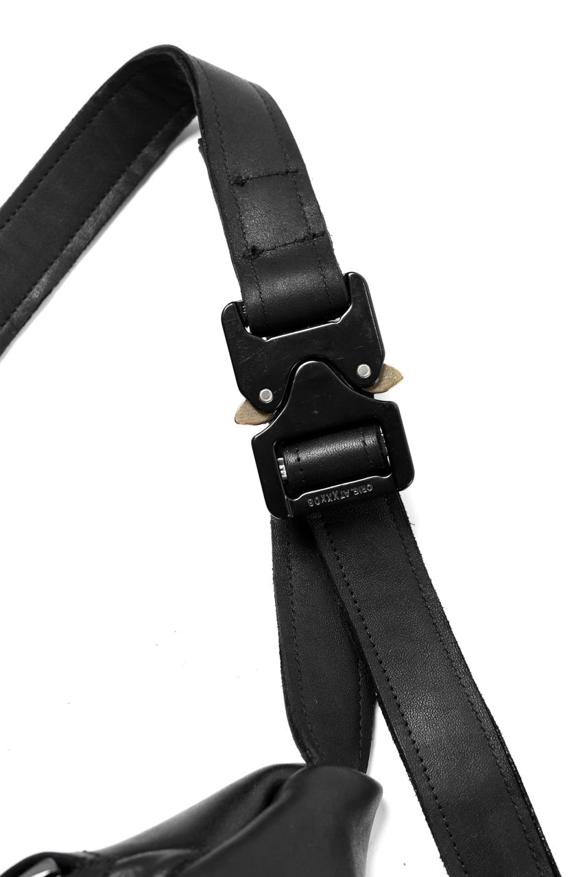 LEON EMANUEL BLANCK DISTORTION DEALER BAG / GUIDI HORSE LEATHER (BLACK)