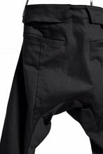 画像をギャラリービューアに読み込む, N/07 Spandex-denim stretch dropslim sarrouel pant (BLACK)