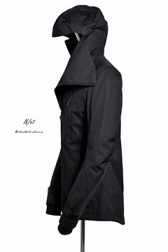 Load image into Gallery viewer, N/07 ANORAK JACKET / SUPIMA WEATHER CLOTH (BLACK)