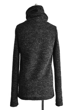 画像をギャラリービューアに読み込む, A.F ARTEFACT exclusive LOOPKNIT HIGHNECK TOP (BLACK×GREY)