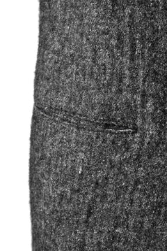 Load image into Gallery viewer, blackcrow tailor vest (wool linen fulling) (GREY)