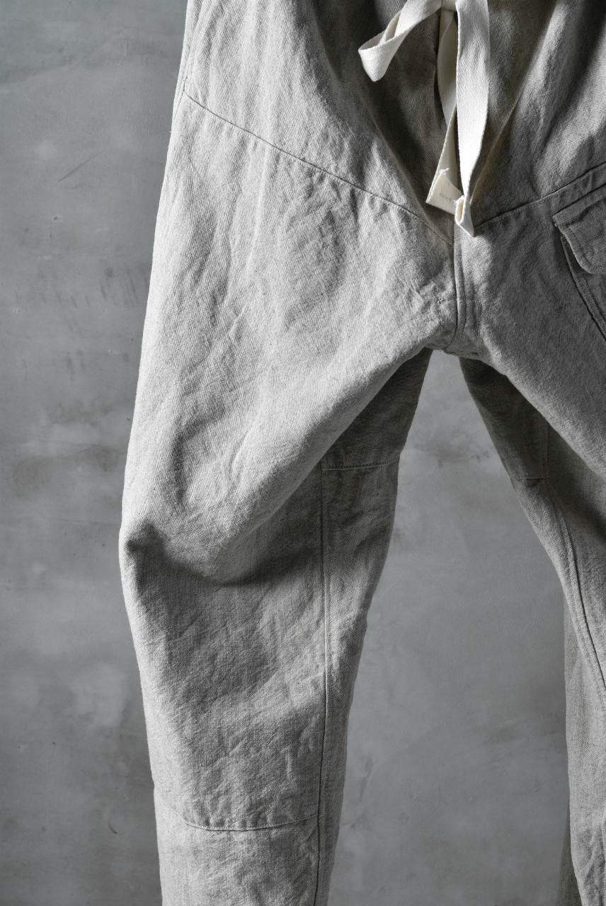 画像をギャラリービューアに読み込む, sus-sous natural wide trousers MK-1 / L56/C44 made with oyagi (NATURAL)