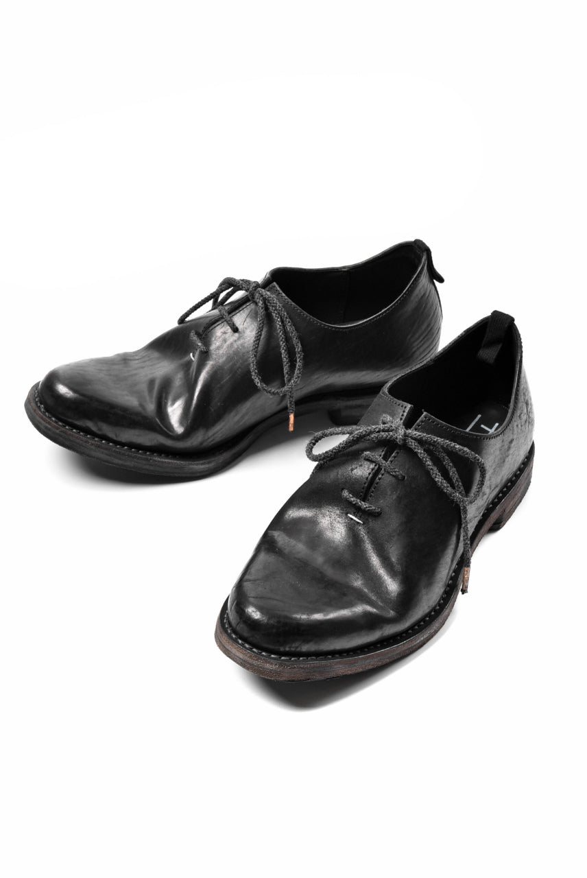Load image into Gallery viewer, ierib tecta whole cut derby shoes / waxy JP culatta (BLACK)