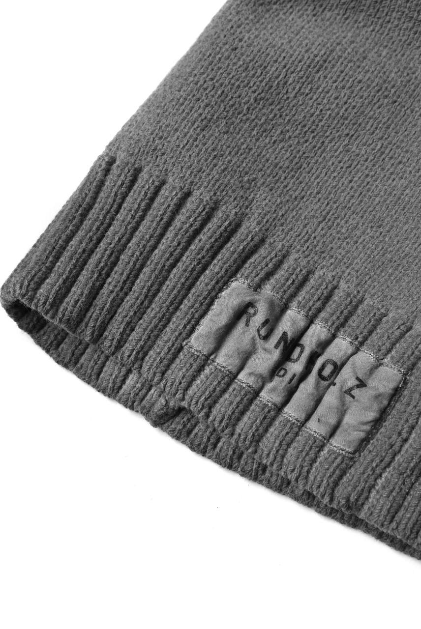 Load image into Gallery viewer, RUNDHOLZ DIP RIB KNIT CAP (COAL)