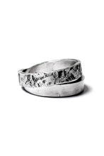 画像をギャラリービューアに読み込む, Holzpuppe Double banded Silver ring texture-1