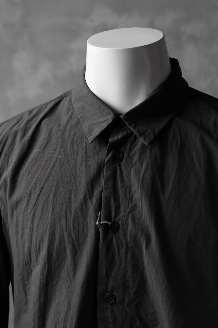 Load image into Gallery viewer, KLASICA SABRON BUTTON FRY SHIRT / TYPE-WRITER CLOTH (MOSS)