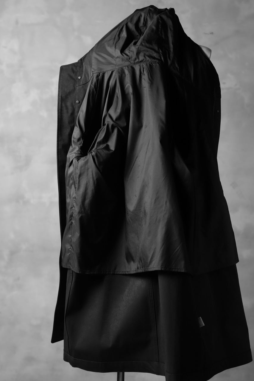 COLINA M-1948 HOOD PARKA COAT / HIGH DENSITY MILICLOTH (BLACK)