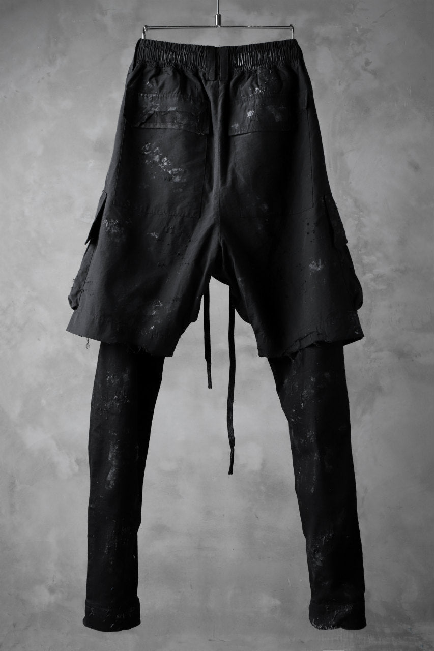 RESURRECTIONx A.F ARTEFACT Re-production LAYERED SKINNY PANTS