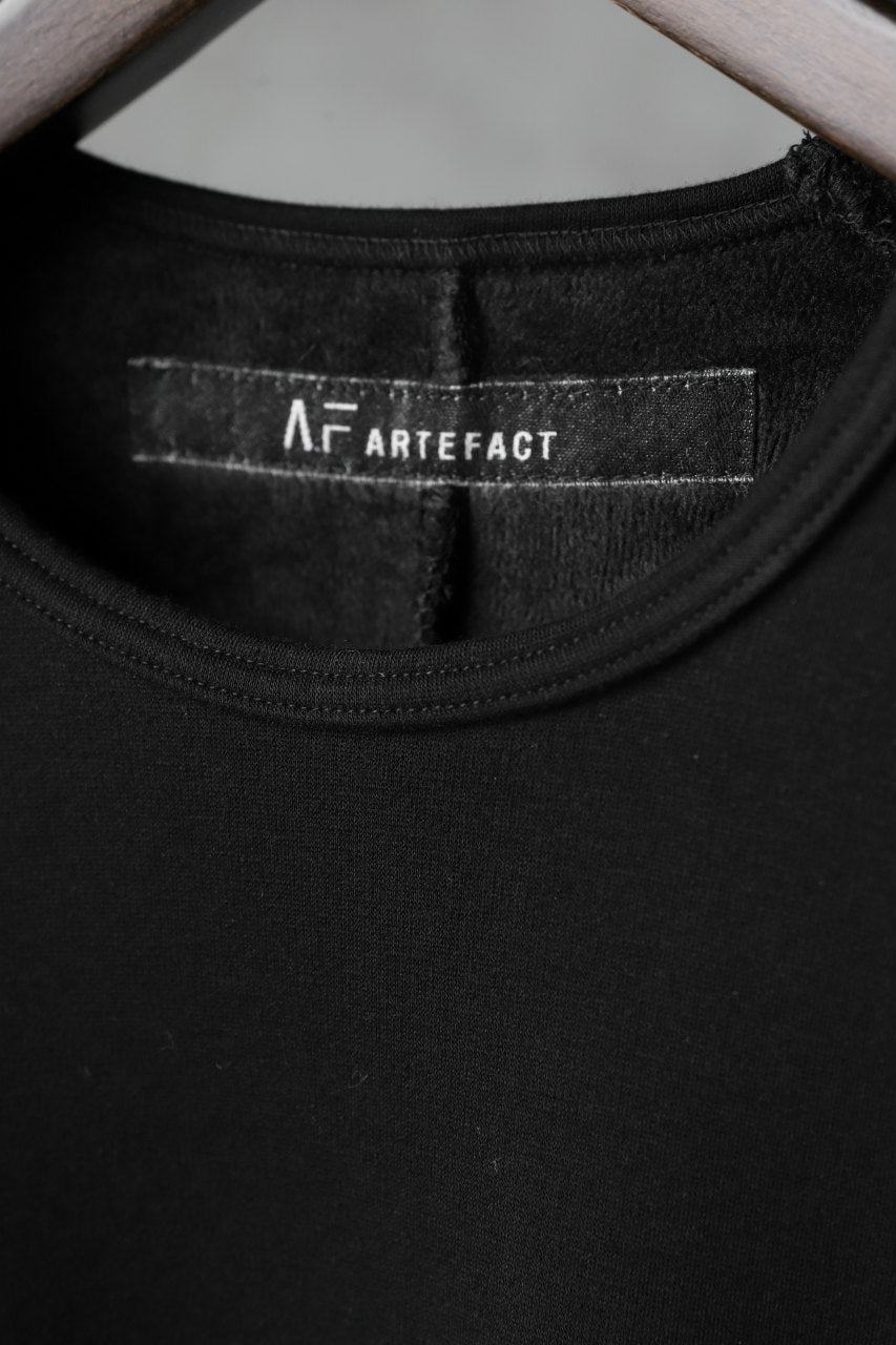 A.F ARTEFACT exclusive BomberHEAT® PLAID RAGLAN TOPS (BLACK×BROWN)