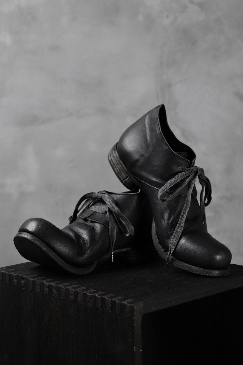 Portaille exclusive PL20 Derby Shoes (ROMANERO Soft Horse / BLACK)