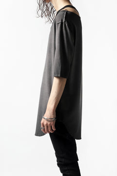 Load image into Gallery viewer, Nostra Santissima SMOOTH FIT JERSEY TOPS (REVERSE DYED / GREY)