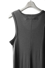 Load image into Gallery viewer, A.F ARTEFACT LONG TANK TOP / COTTON RIB (GREY)