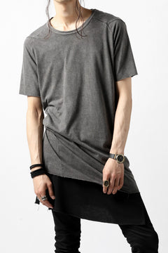 Load image into Gallery viewer, A.F ARTEFACT MULTI PANELED T-SHIRT / DYED COTTON JERSEY (GREY)