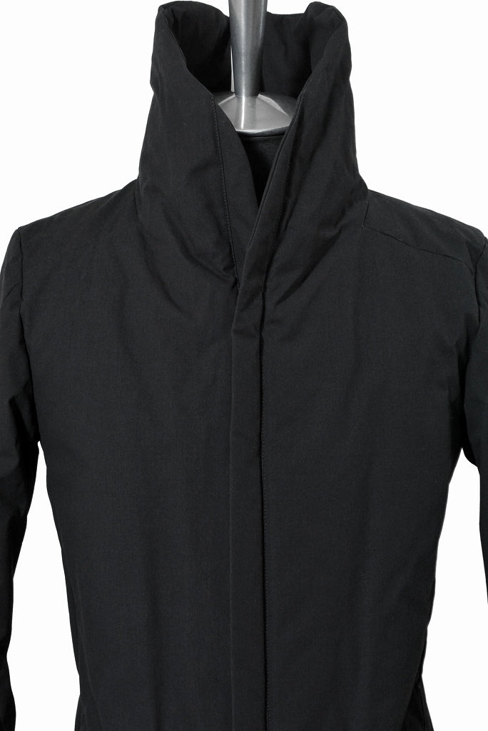 N/07 hi neck jacket "Exteroris" [coating process cotton-nylon | Thinsulate Hi-Loft] (BLACK)
