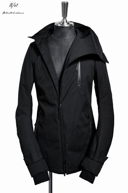 N/07 ANORAK JACKET / SUPIMA WEATHER CLOTH (BLACK)