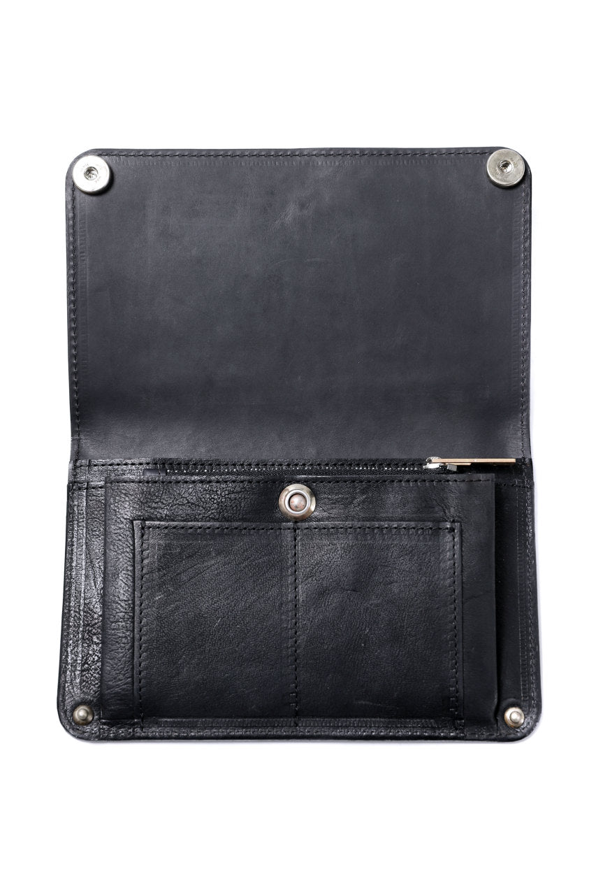 ierib Removal Long Wallet / Guidi Fiore (BLACK)