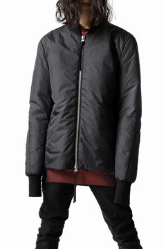 Load image into Gallery viewer, thomkrom MA-1 PADDED BLOUSON / P.A OVERLOCKED (BLACK)