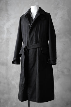 画像をギャラリービューアに読み込む, sus-sous motorcycle coat MK-2 / W64L36 Tricotine (CHARCOAL×NAVY)