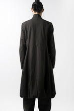 Load image into Gallery viewer, Aleksandr Manamis Balloon Long Jacket / Brown Stripe