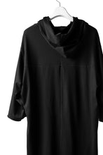 Load image into Gallery viewer, A.F ARTEFACT RELAX HOODIE TOPS / COTTON JERSEY (BLACK)