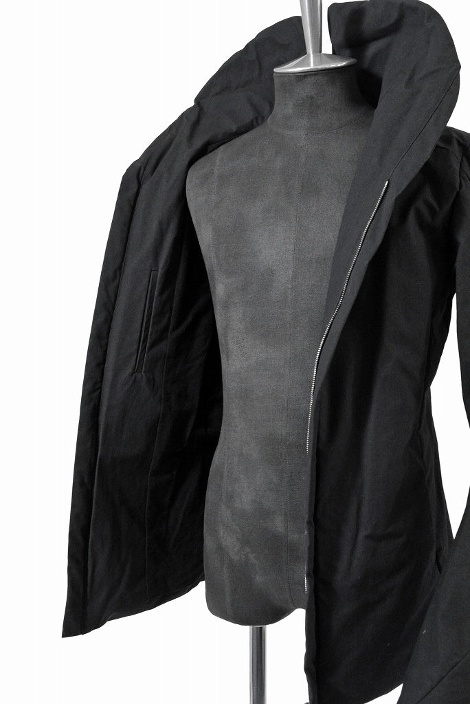 Load image into Gallery viewer, N/07 hi neck jacket &quot;Exteroris&quot; [coating process cotton-nylon | Thinsulate Hi-Loft] (BLACK)