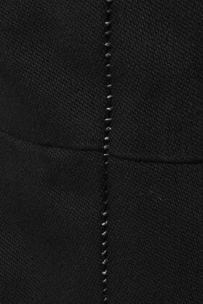 N/07 Pant "sensim" [cotton/twill*overlock | solid sarrouel] (BLACK)